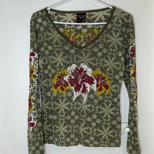 Vintage Avangard, USA, by Philip Laurent  v-neck, long sleeved size M